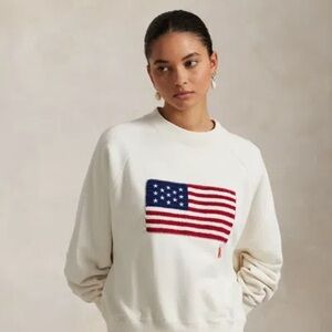 Polo by Ralph Lauren American Flag Crewneck Sweatshirt